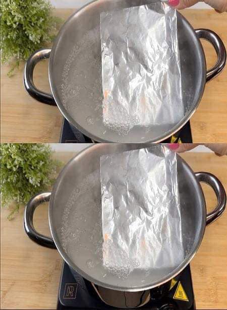 P2. Put a Sheet of Aluminum Foil in Boiling Water, Even Wealthy People Do This: The Reason